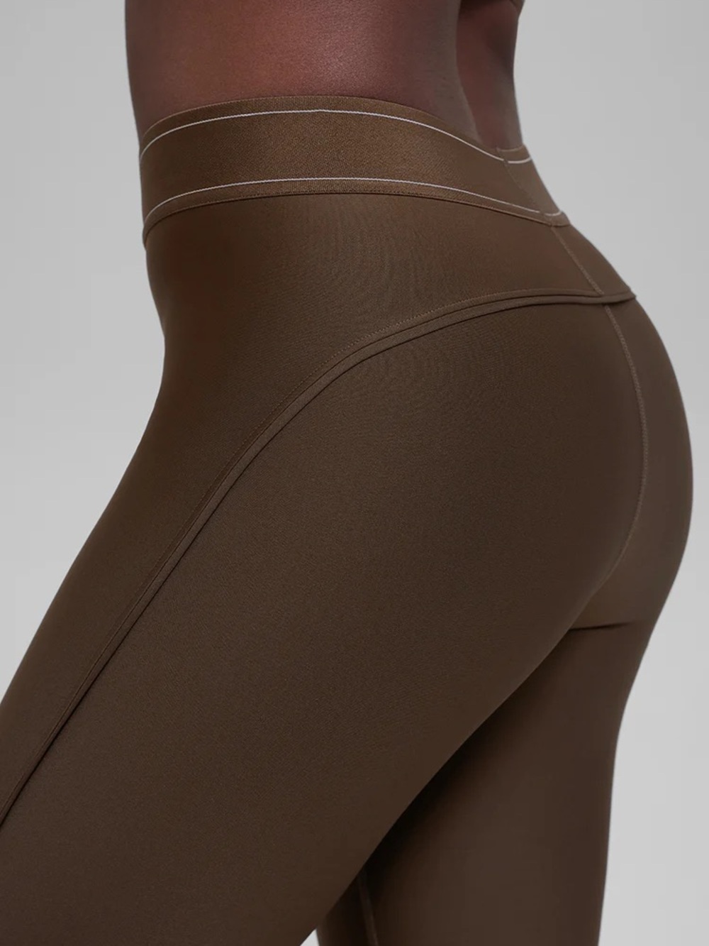 ALO Yoga Airlift High-Waist Suit Up Legging Espresso M New - Picture 3 of 6